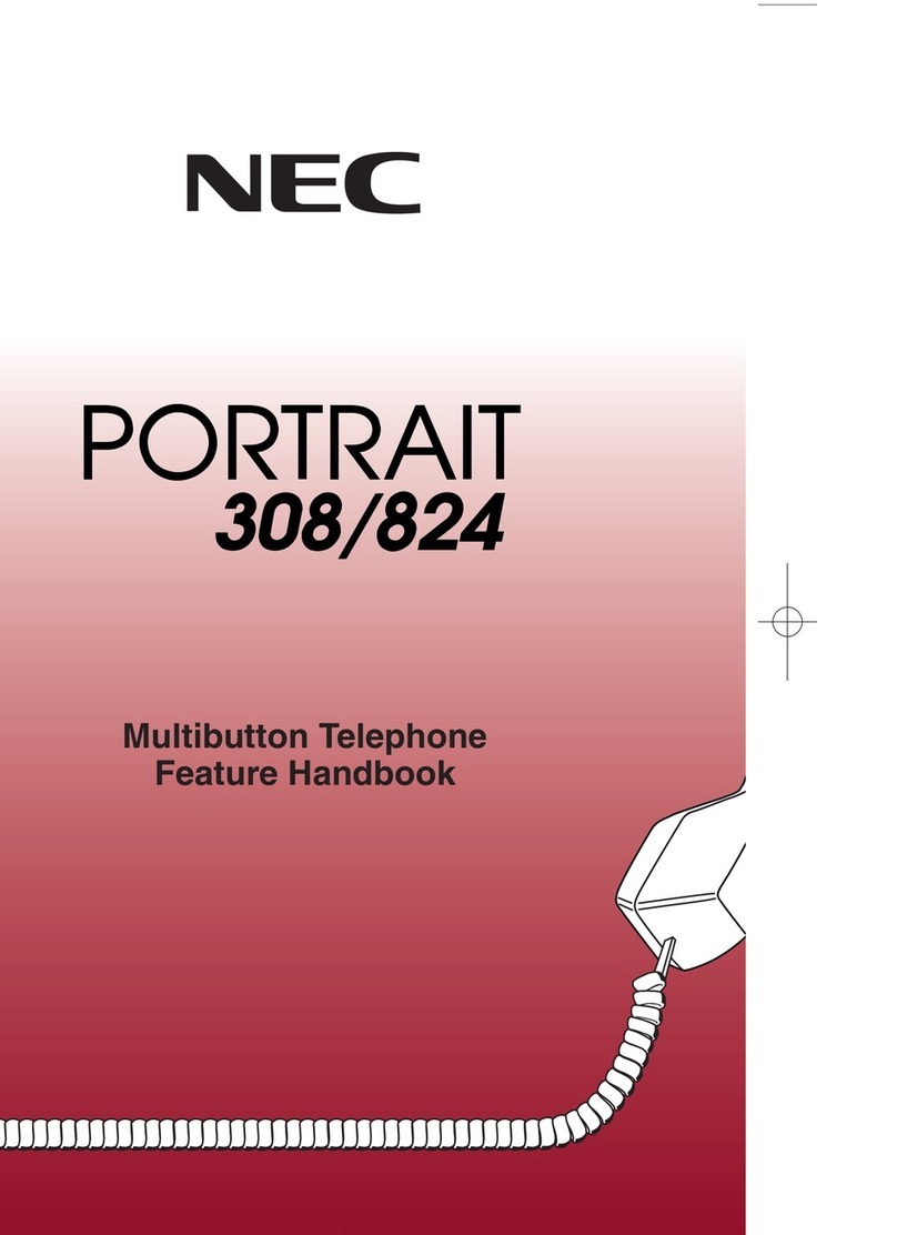 NEC Portrait 308 Feature handbook