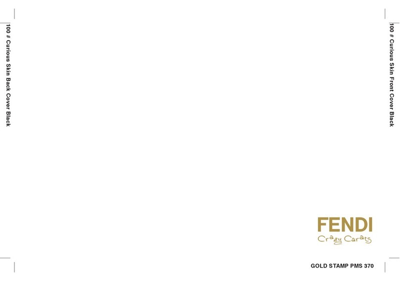 Fendi Crazy Carats Warranty and instructions