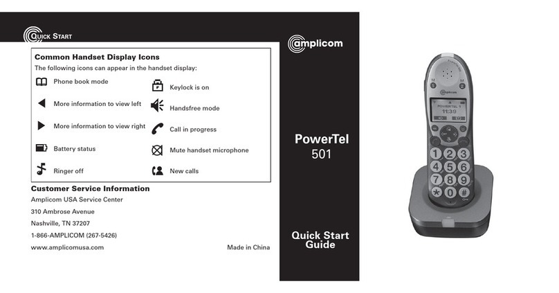 Amplicom PowerTel 501 quick start guide