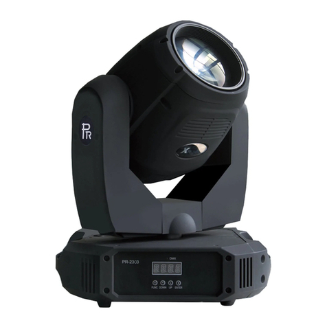 PR Lighting XR 200 BEAM Guide PR Lighting XR 200 BEAM Guide