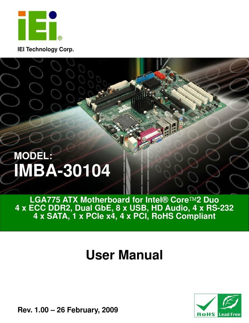 IEI Technology imba-30104 user manual
