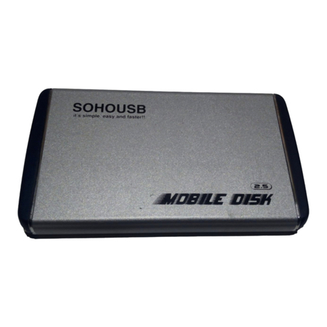 SOHOUSB Mobile disk 2.5 User manual