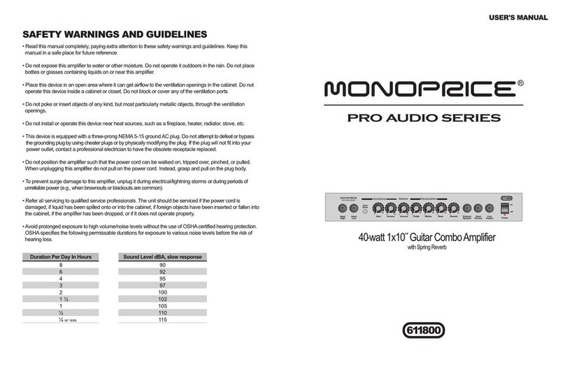 Monoprice 611800 user manual