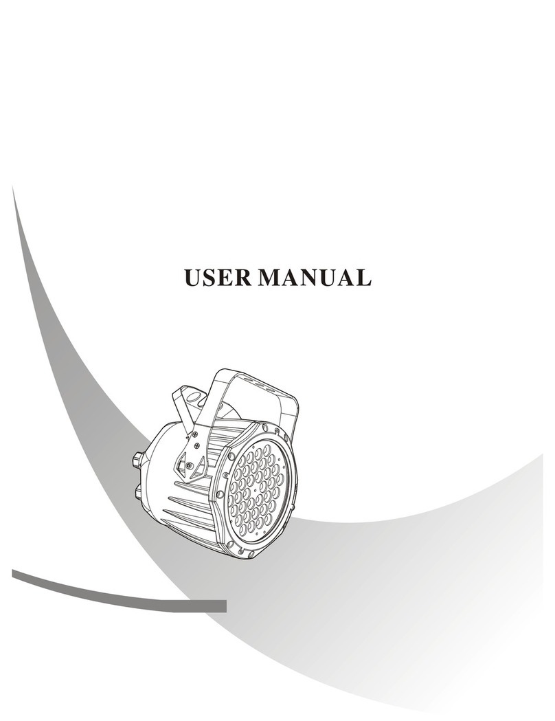 Expolite tourled 36 cw/ww User manual