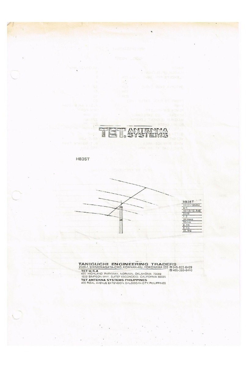TET HB35T instruction manual