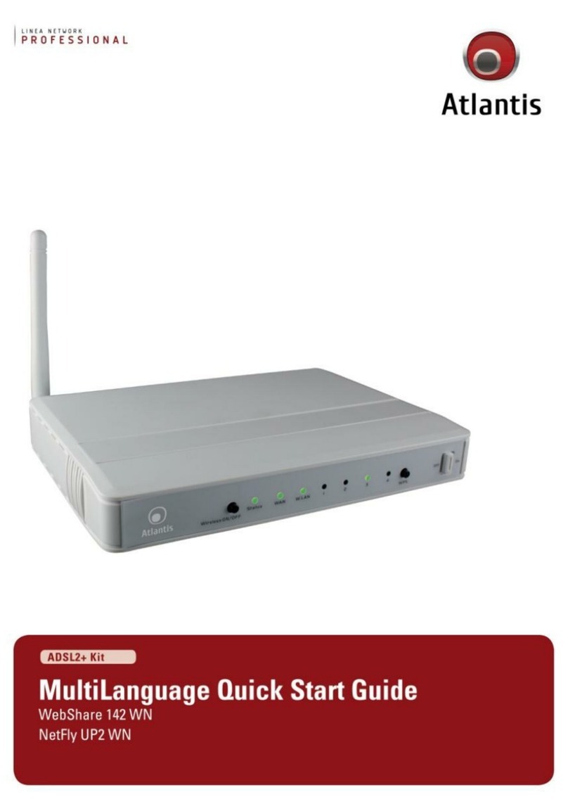 Atlantis A02-WSN3 quick start guide