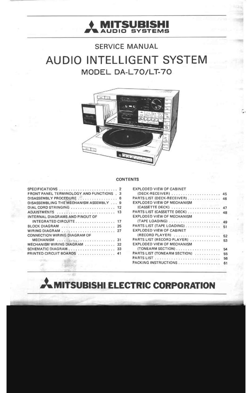 Mitsubishi DA-L70 Servise manual