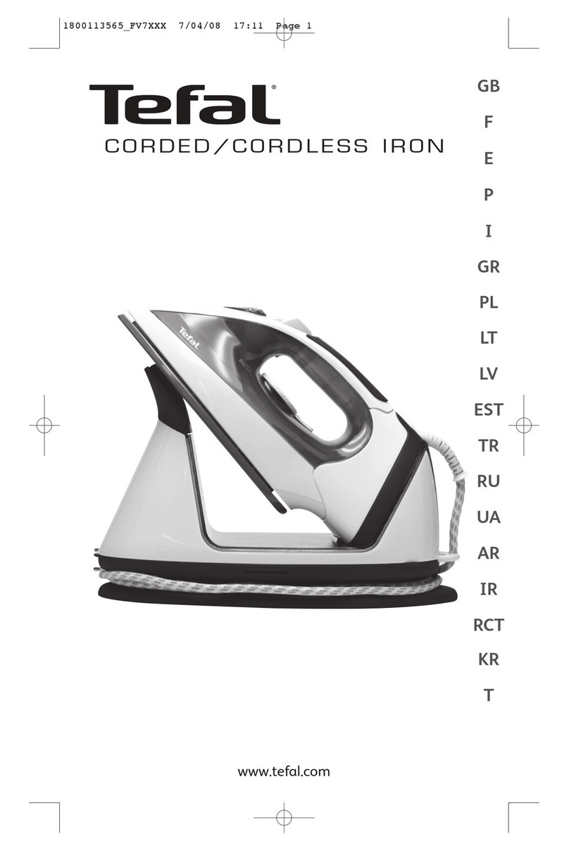 TEFAL FV7010 instruction manual