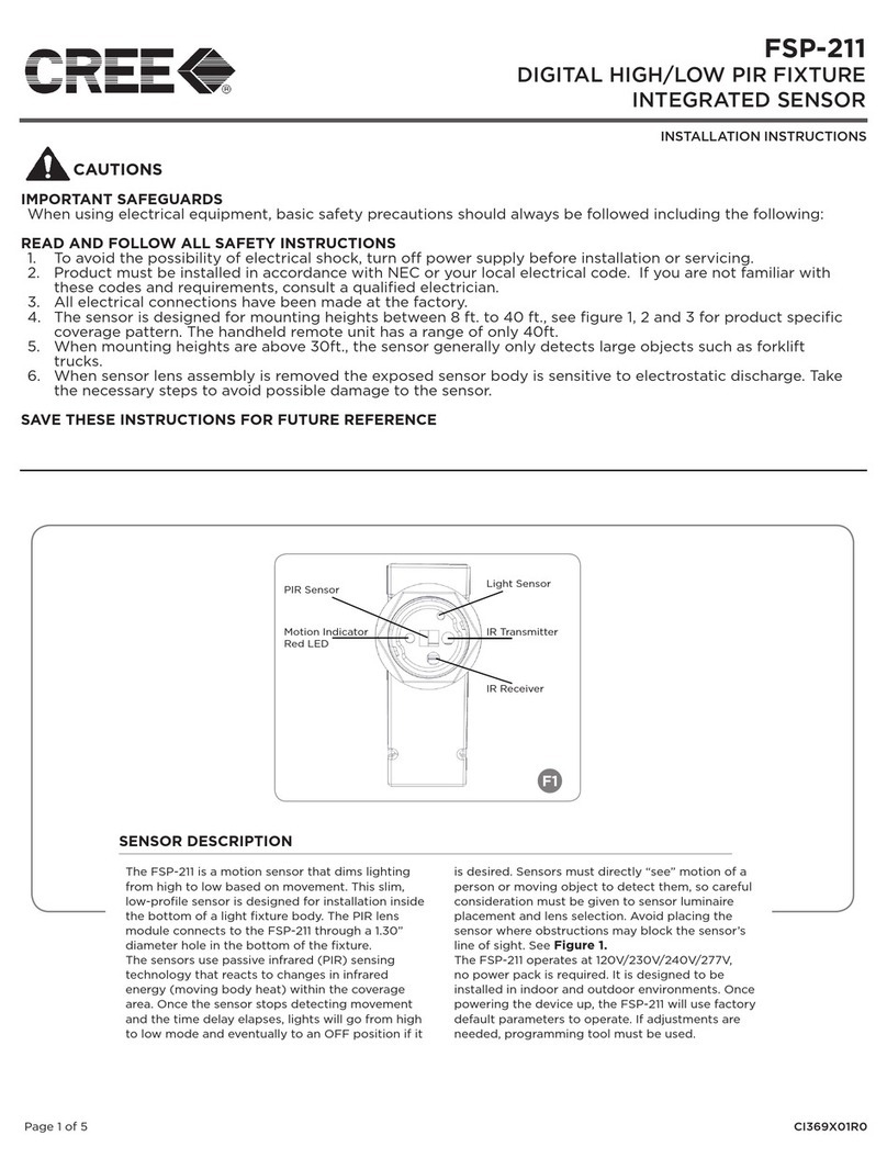 Cree FSP-211 installation instructions