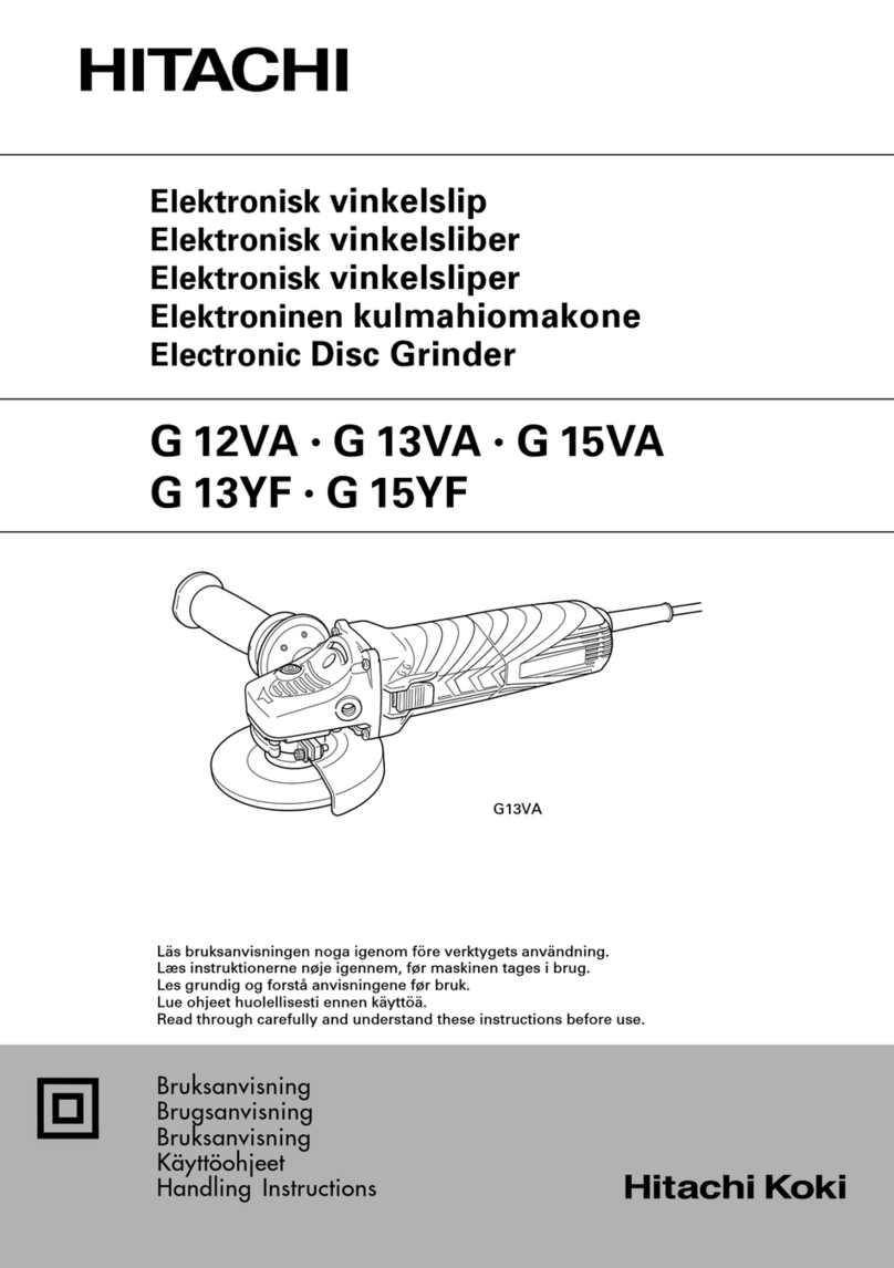 Hitachi G 13VA User manual Hitachi G 13VA User manual