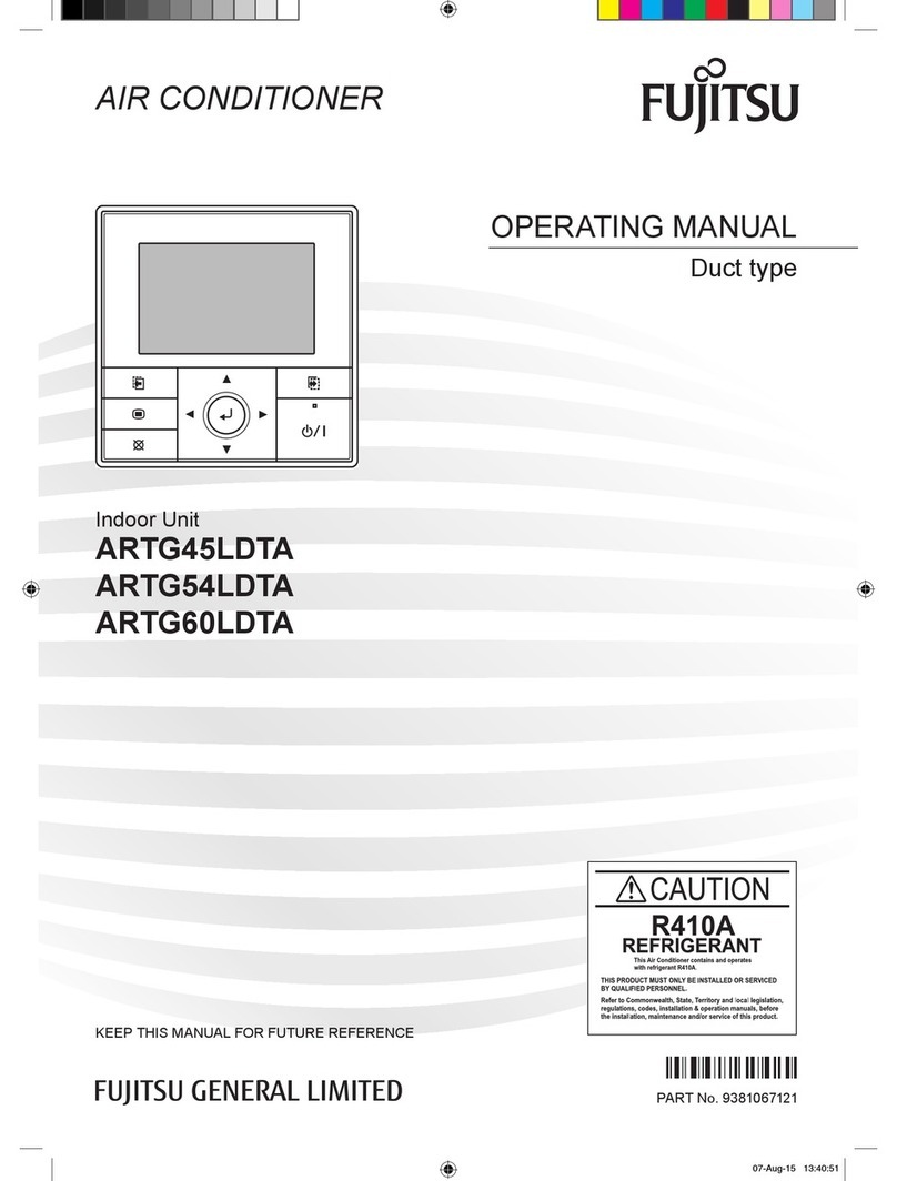 Fujitsu ARTG45LDTA User manual