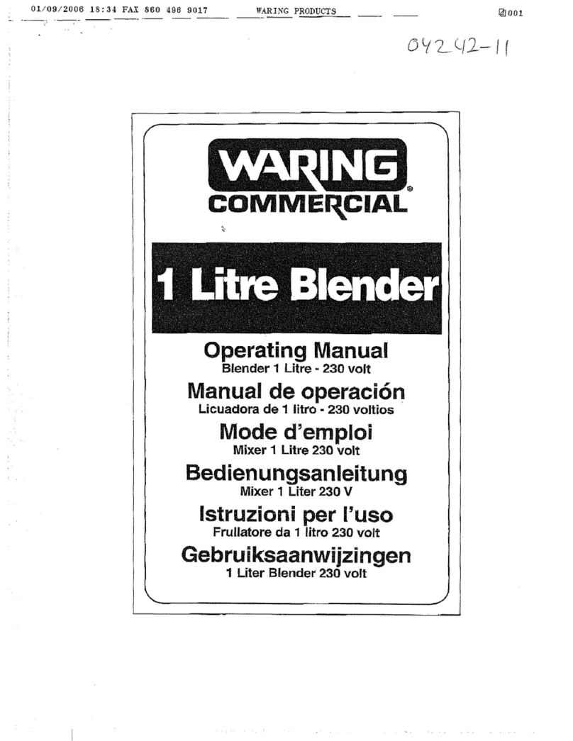 Waring EW-04242-11 User manual