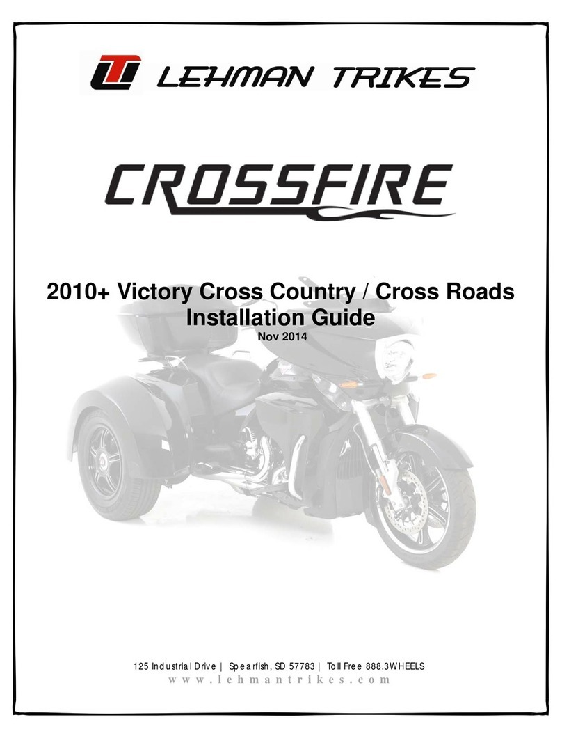lehman Trikes CROSSFIRE installation guide