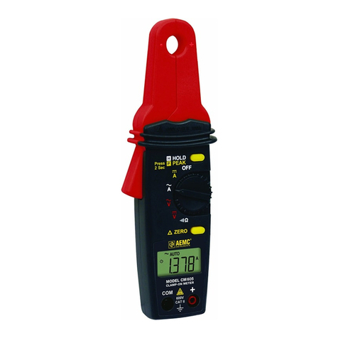 AEMC CM605 User manual