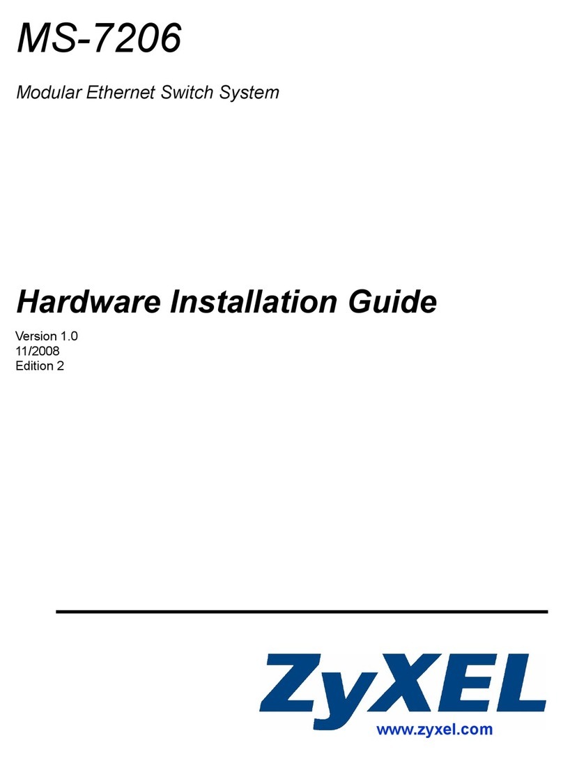 ZyXEL Communications MS-7206 User manual ZyXEL Communications MS-7206 User manual
