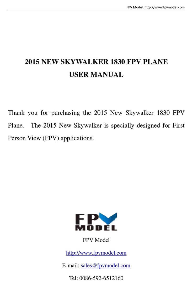 FPV 2015 NEW SKYWALKER 1830 User manual