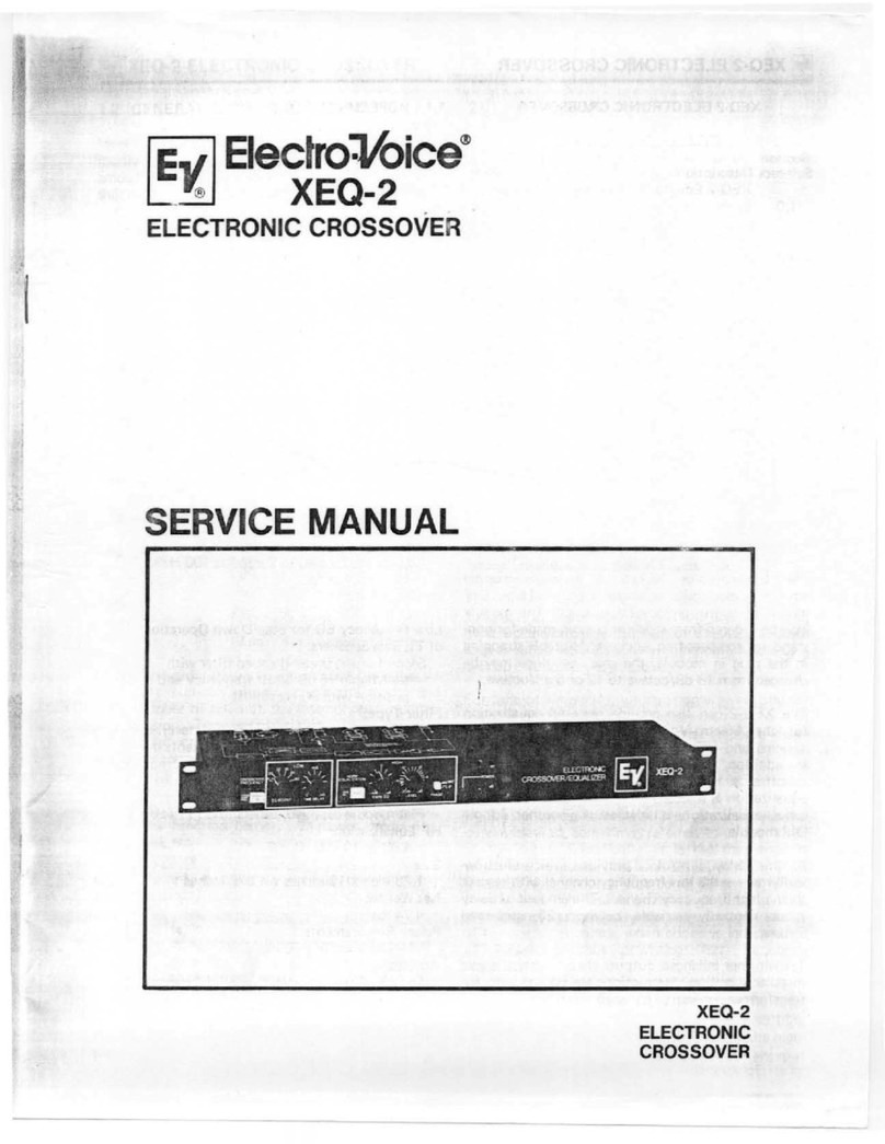 Electro-Voice XEQ-2 Service manual