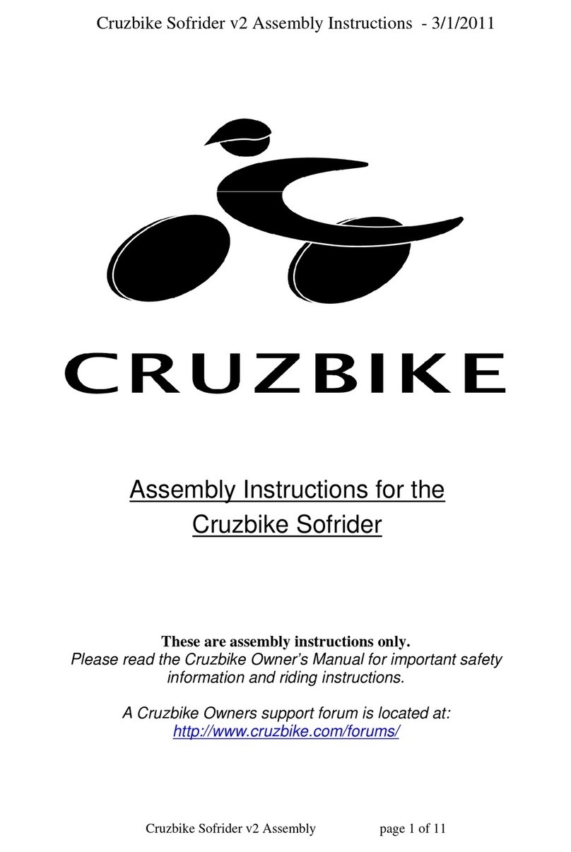 CRUZBIKE Sofrider v2 Assembly instructions