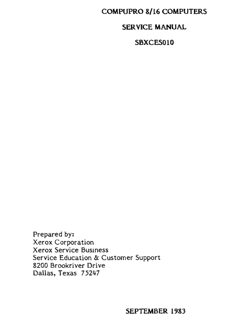 CompuPro 816 Series Service manual