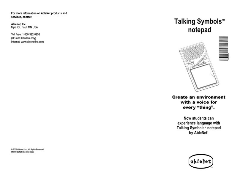 AbleNet Talking Symbols Manual