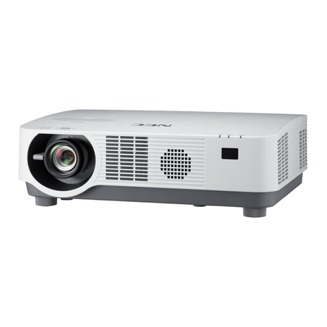 NEC P502HL User manual