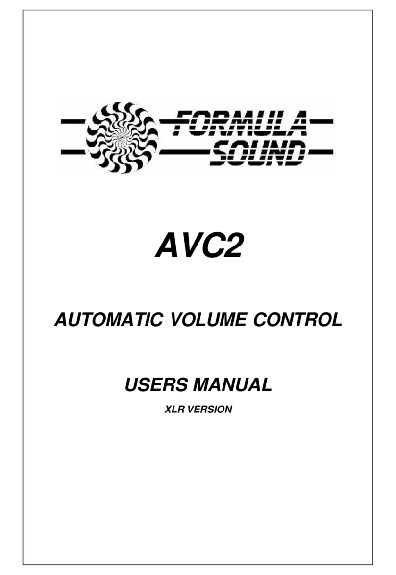 Formula Sound AVC2 user manual
