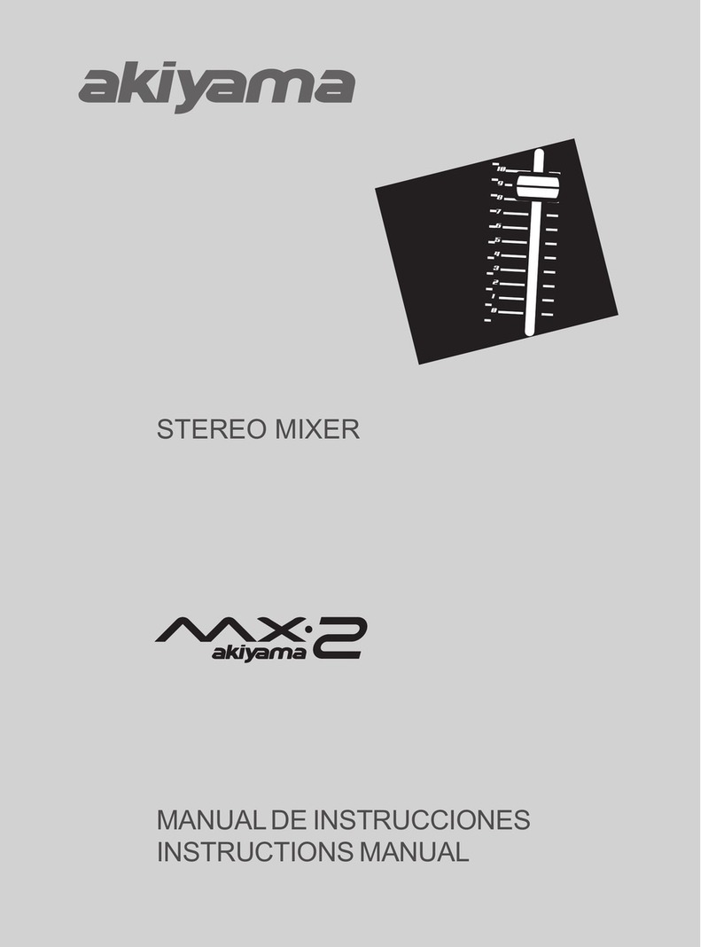 Akiyama MX-2 instruction manual