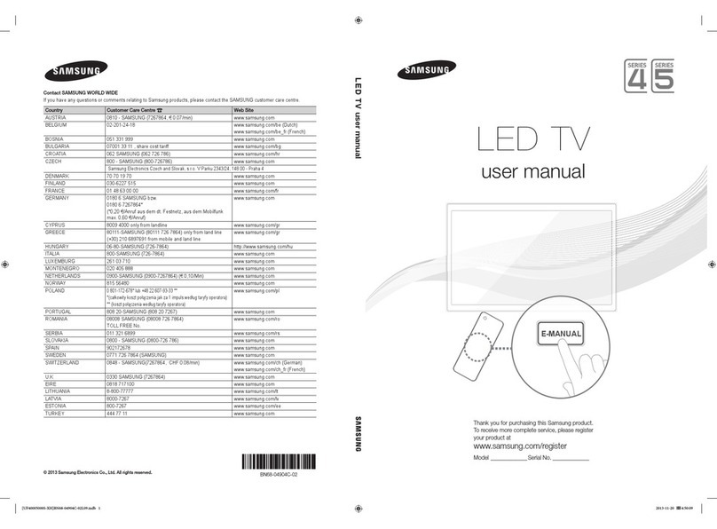 Samsung UE22F5000 User manual