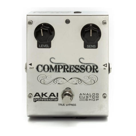 Akai Analog Custom shop User manual