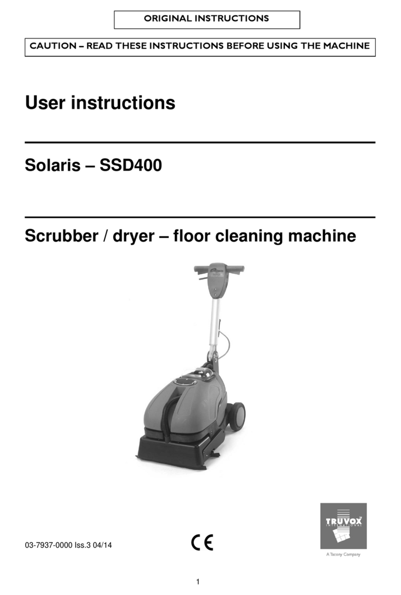 Truvox Solaris - SSD400 User manual Truvox Solaris - SSD400 User manual