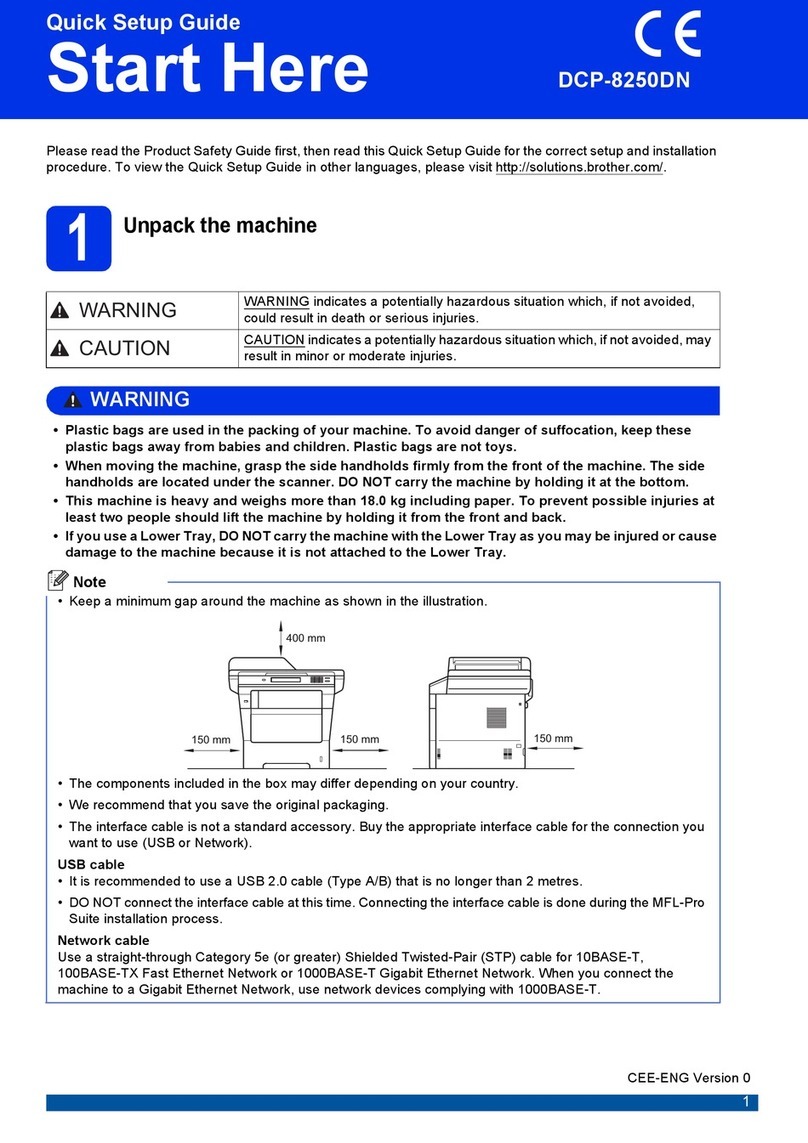 Brother DCP-8250DN User manual