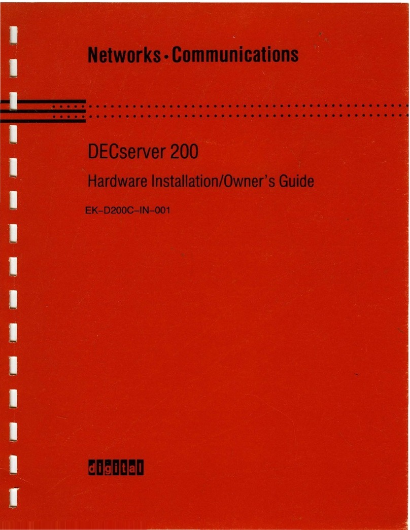 DEC DECserver 200 Manual