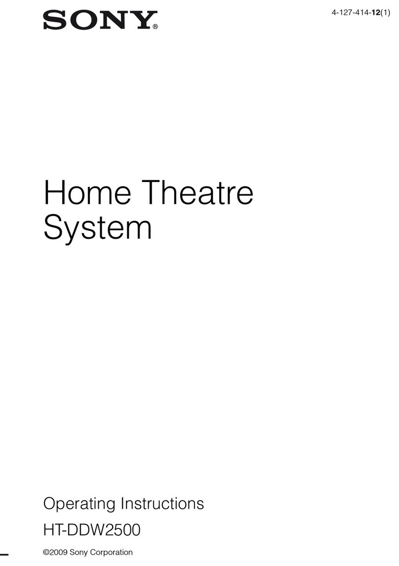 Sony HT-DDW2500 operating instructions