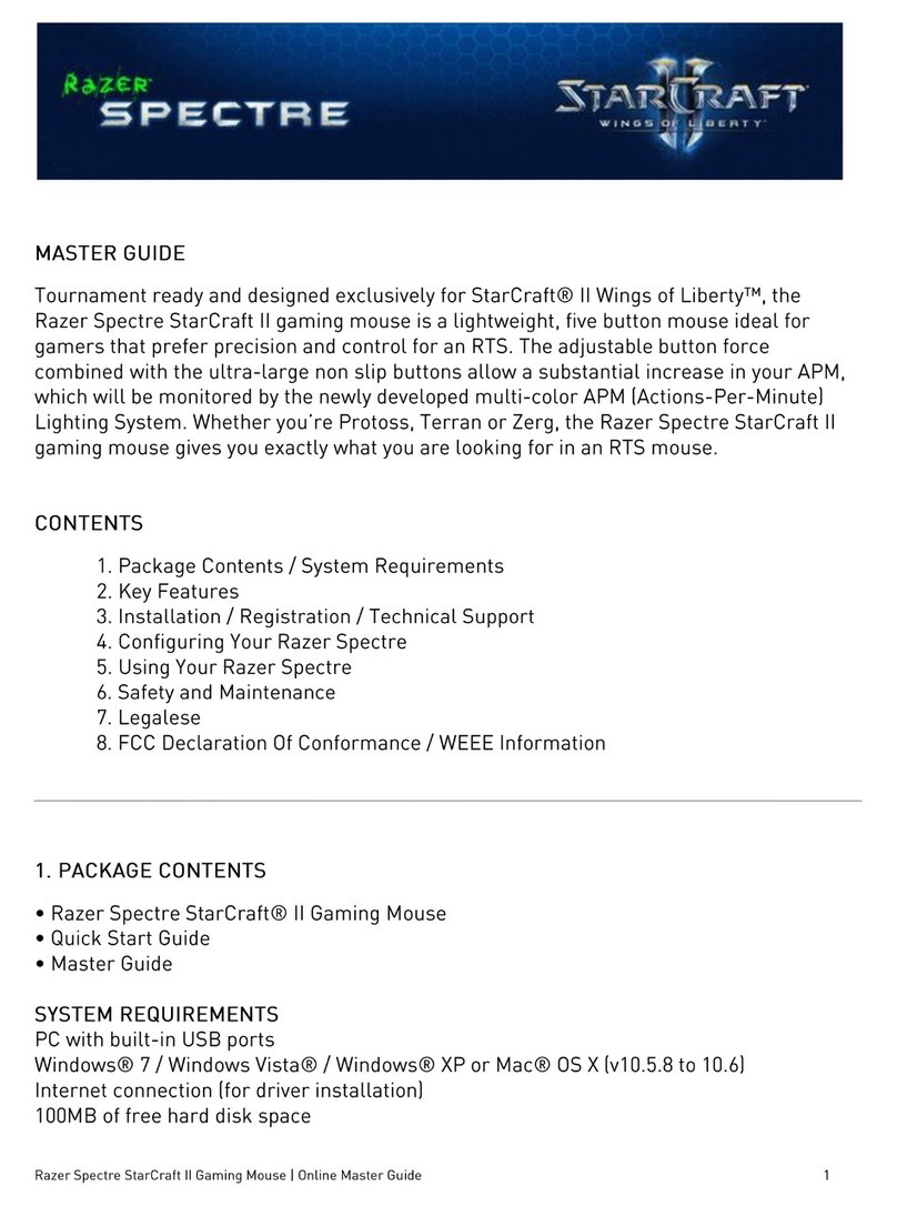 Razer StarCraft II Configurator Master guide