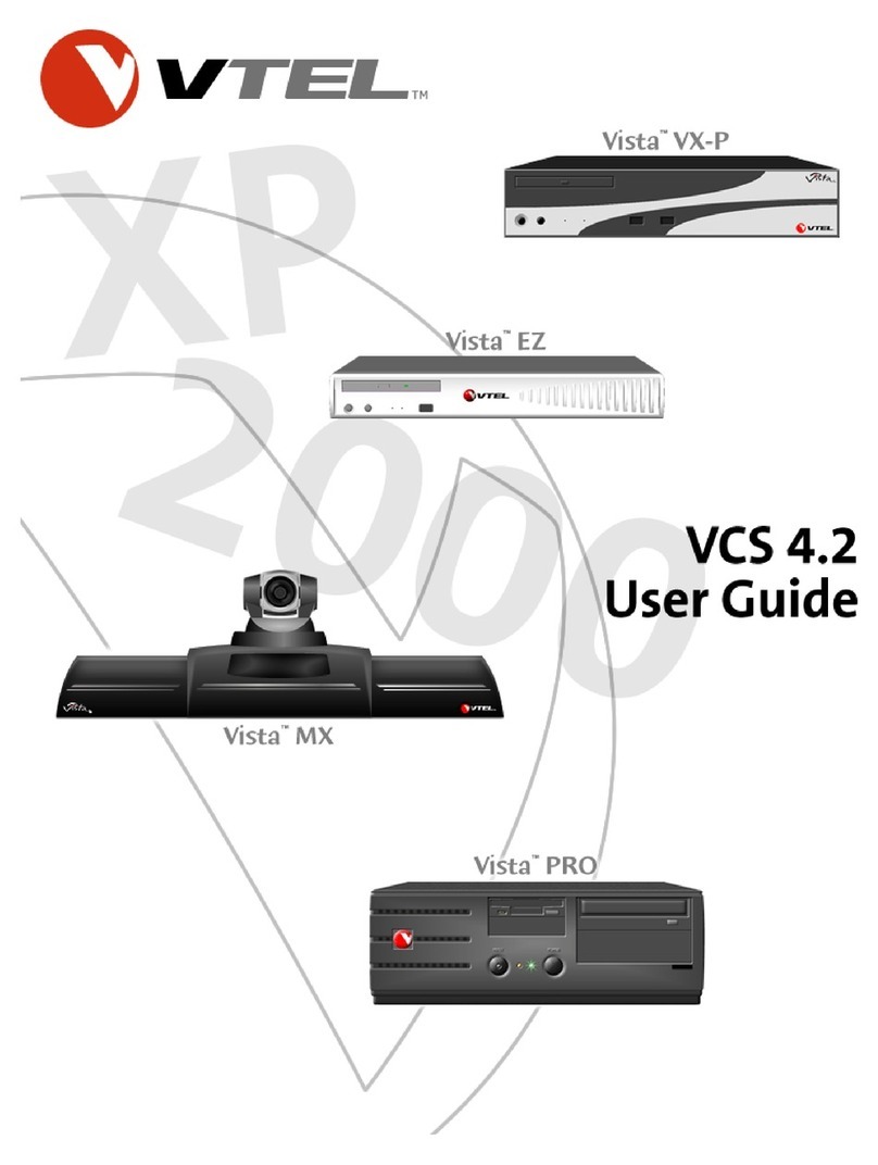 VTEL Vista VX-P user guide VTEL Vista VX-P user guide