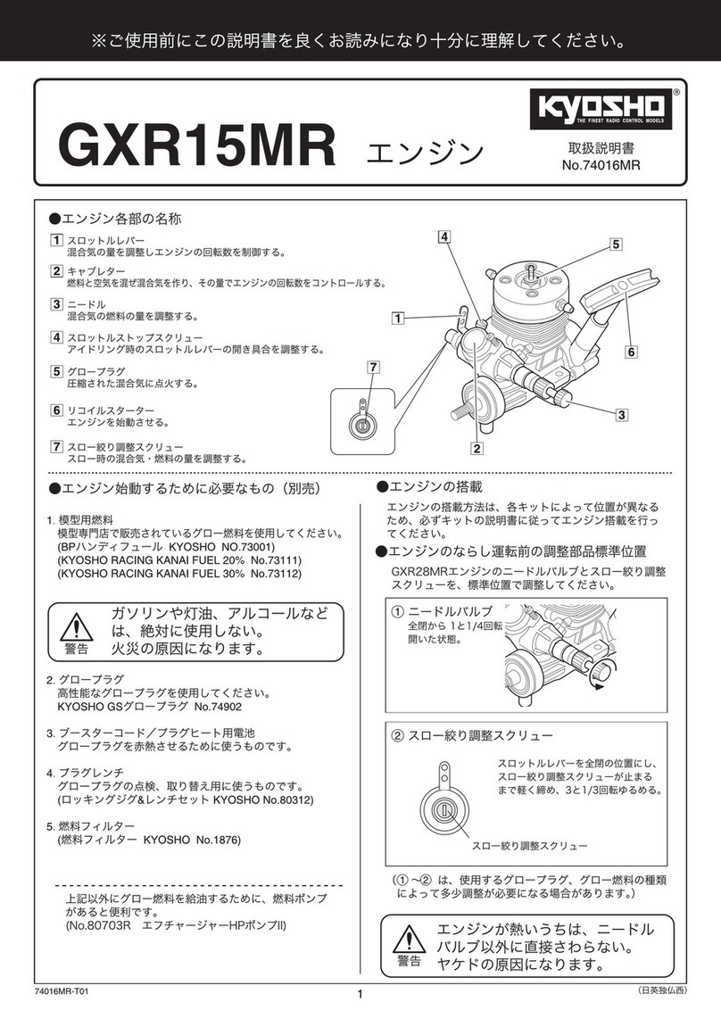 Kyosho GXR15MR instruction manual