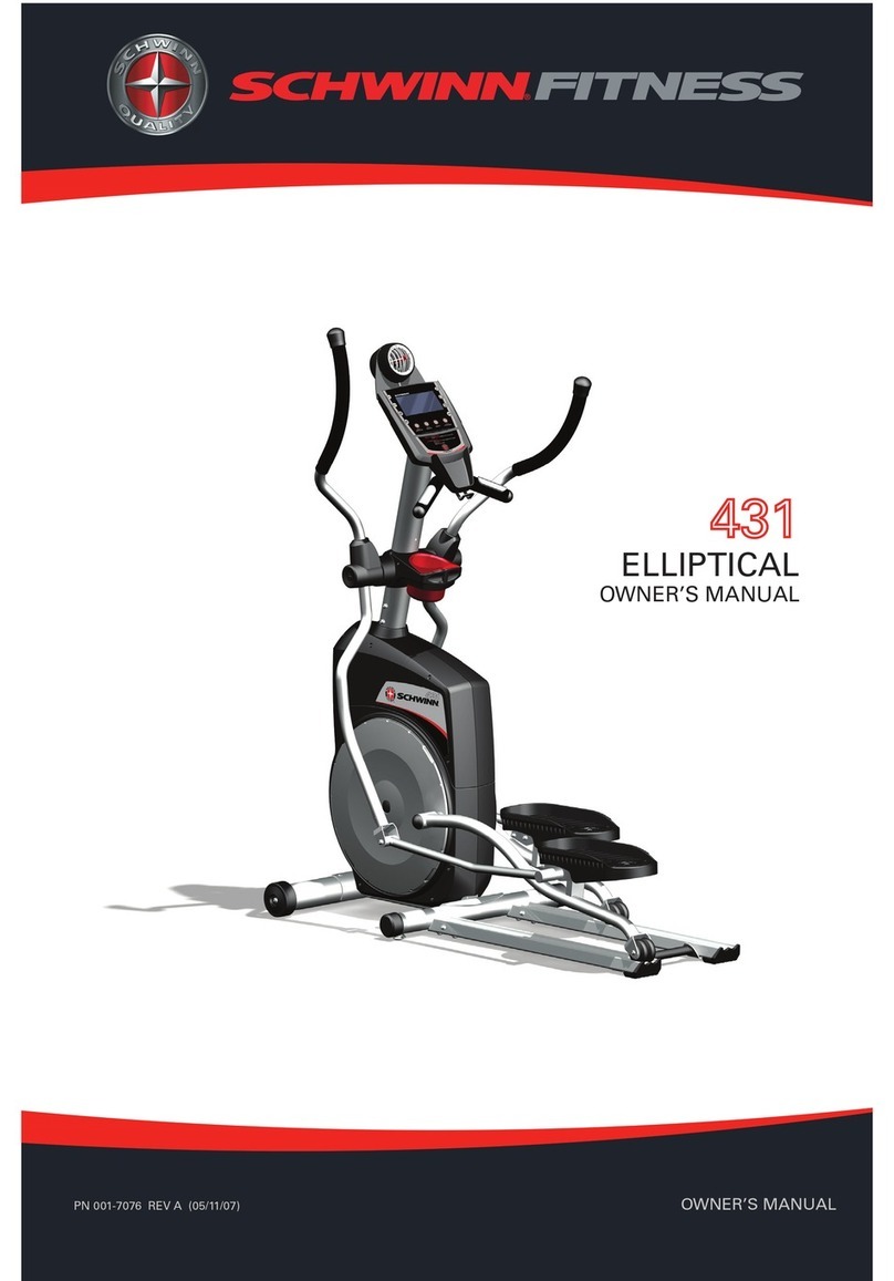 Schwinn 431 User manual Schwinn 431 User manual