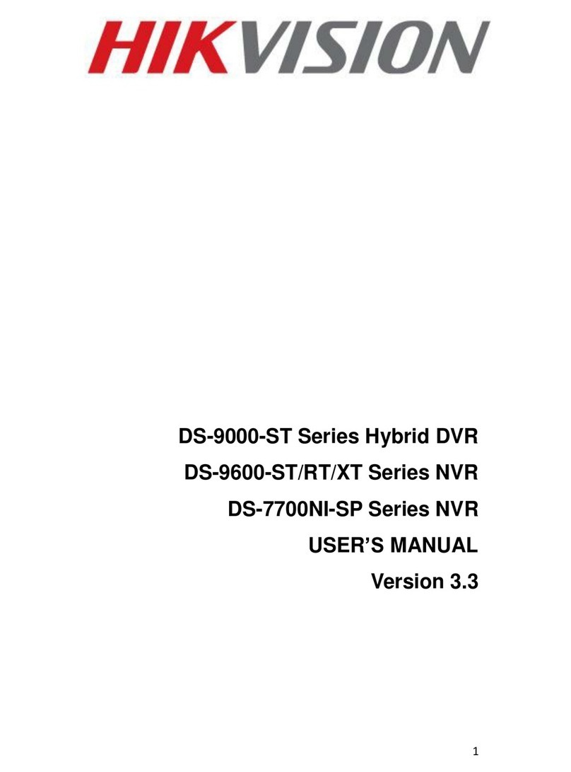 HIK VISION DS-9000-ST User manual