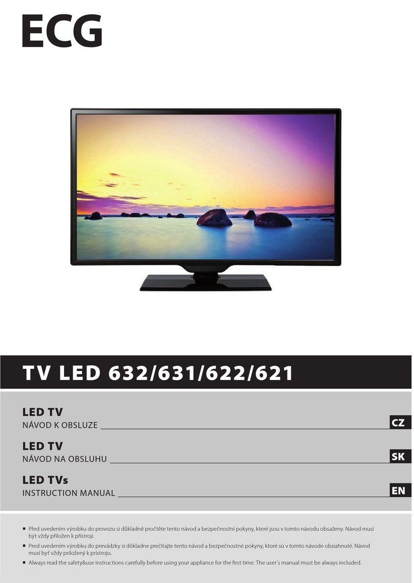 ECG TV LED 632 User manual