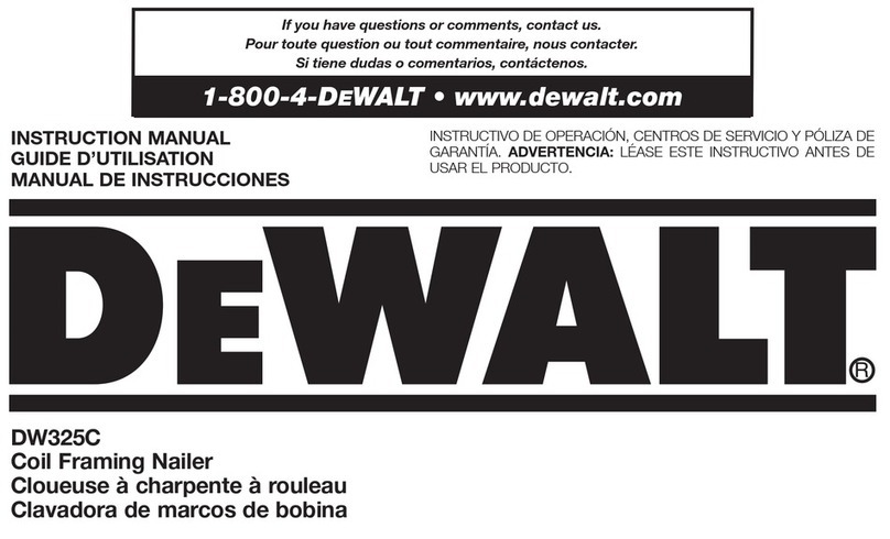 DeWalt DW325C User manual DeWalt DW325C User manual