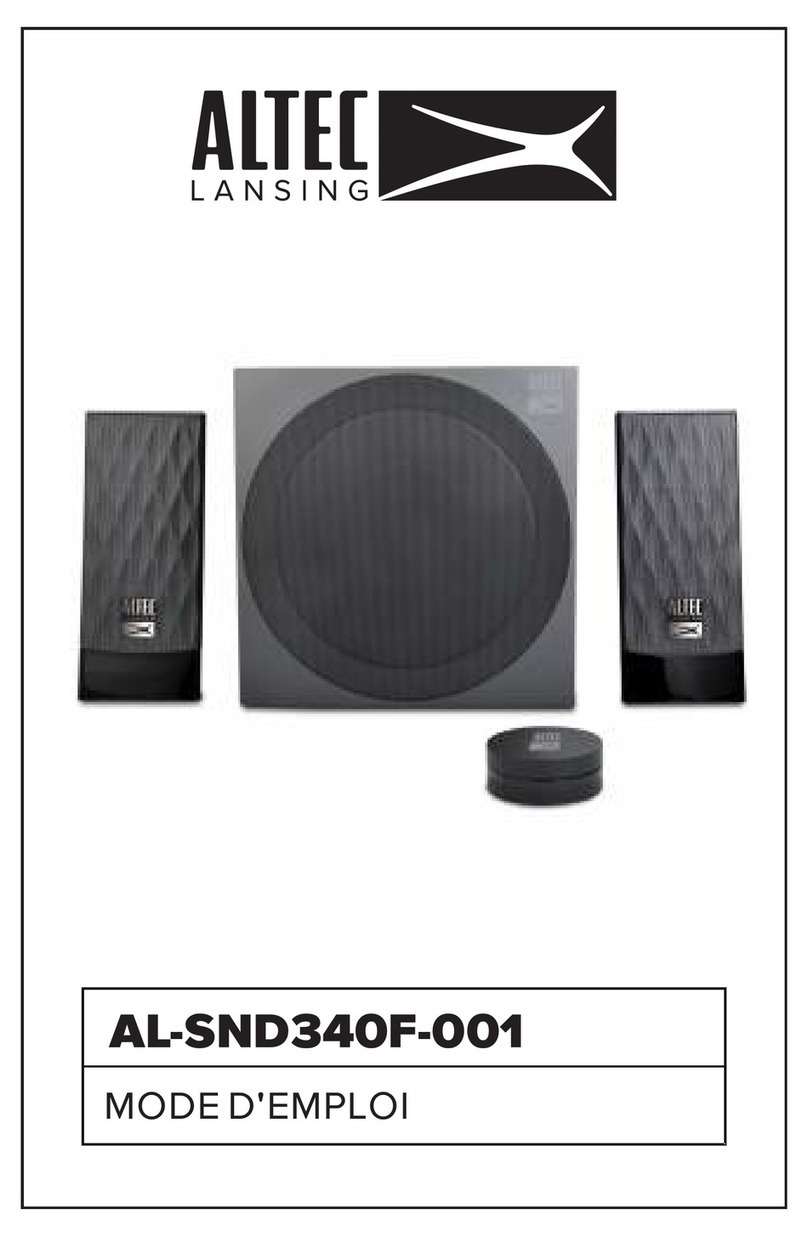 Altec AL-SND340F-001 user manual