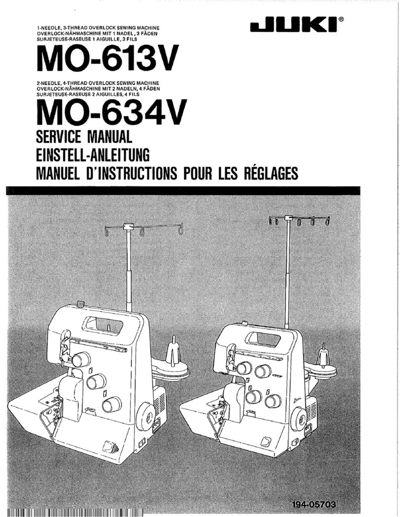 JUKI MO-613V Service manual