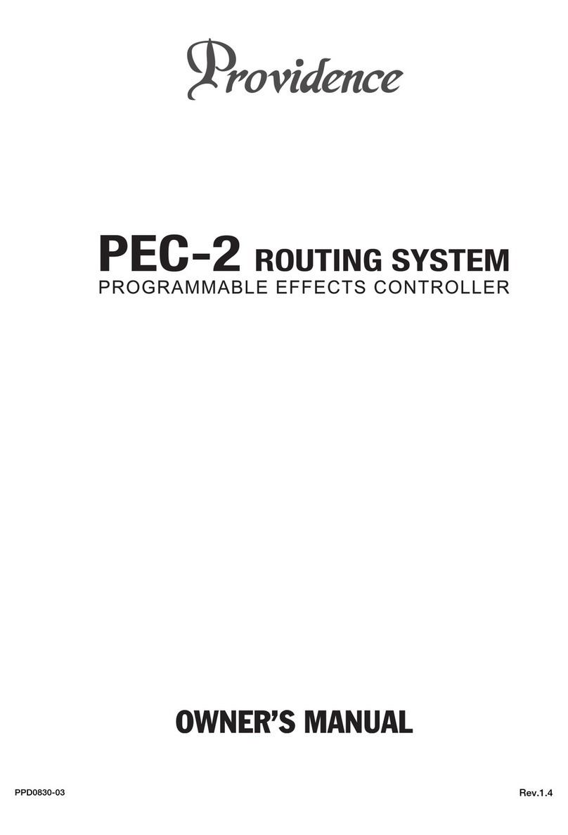 Providence PEC-2 owner's manual
