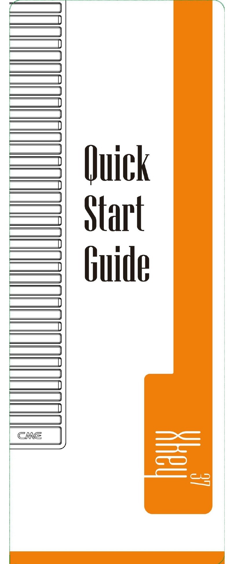 C-me Xkey37 quick start guide