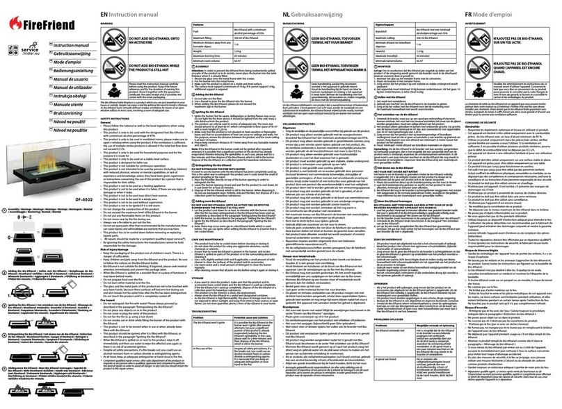 FireFriend DF-6502 instruction manual