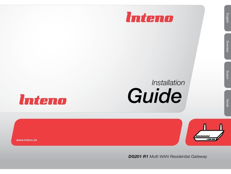 Inteno DG201 R1 User manual Inteno DG201 R1 User manual