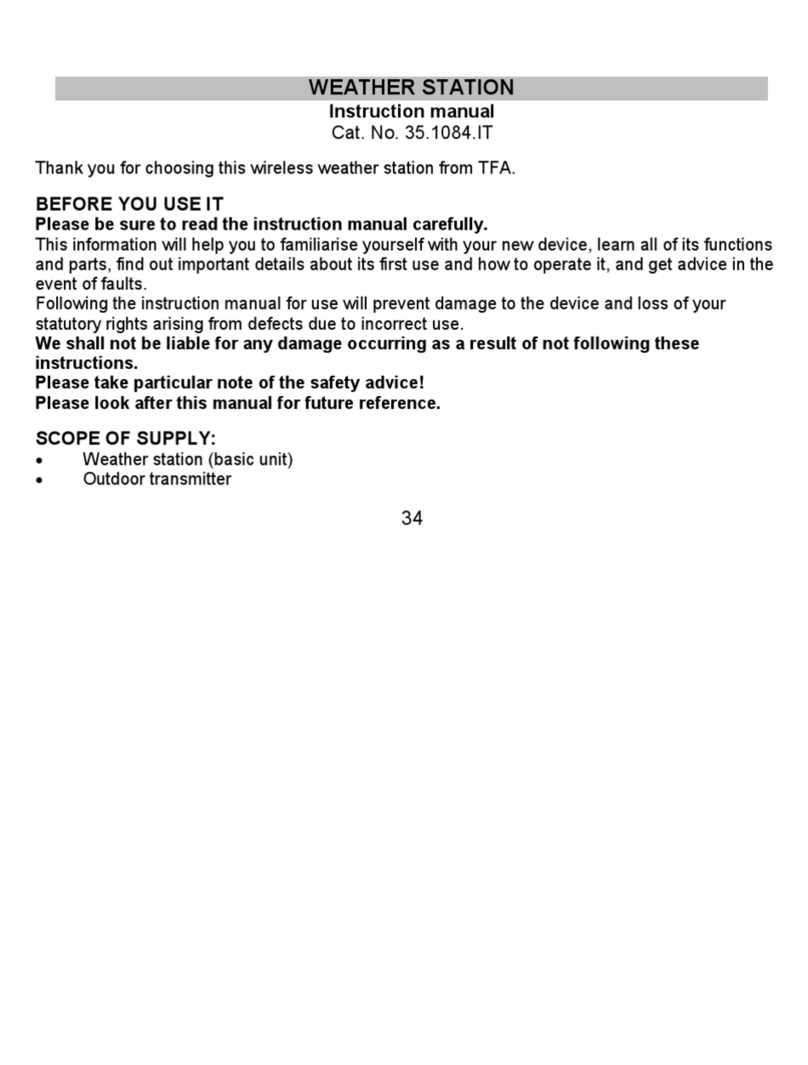 TFA WS-9630N instruction manual