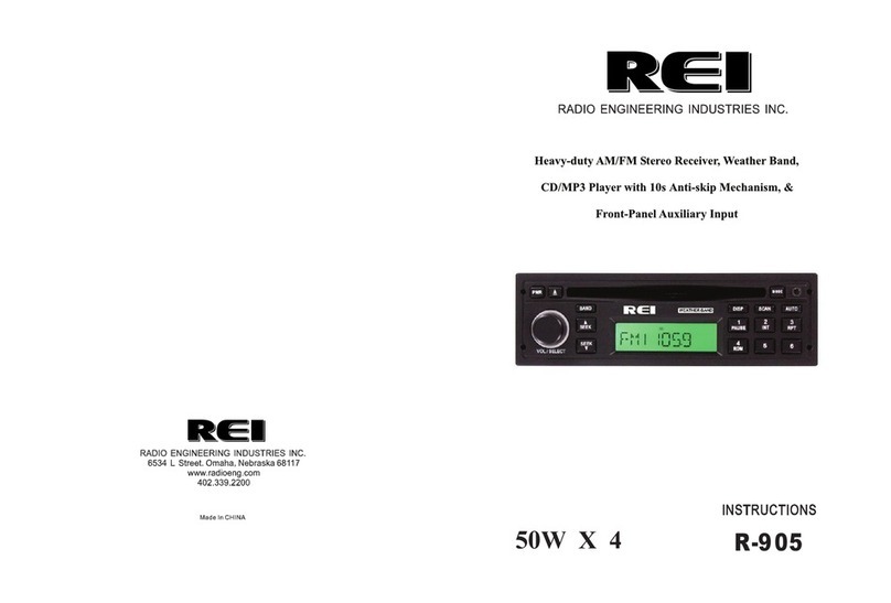 REI R-905 instruction manual