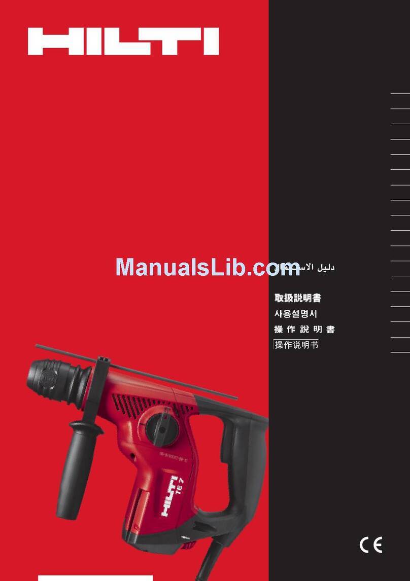 Hilti TE 7 User manual