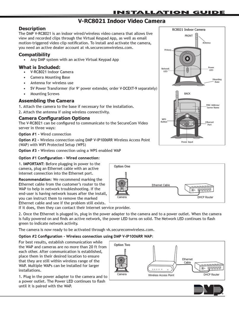 DMP Electronics V-RC8021 User manual